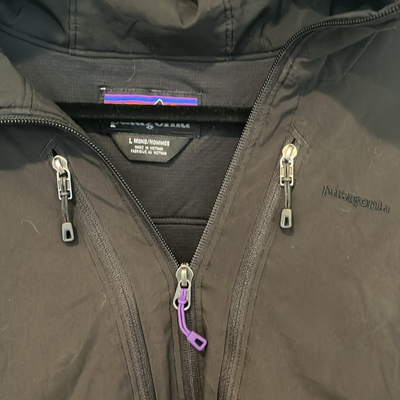 Patagonia Mens Softshell Jacket Full zip Black Large - Picture 4 of 6